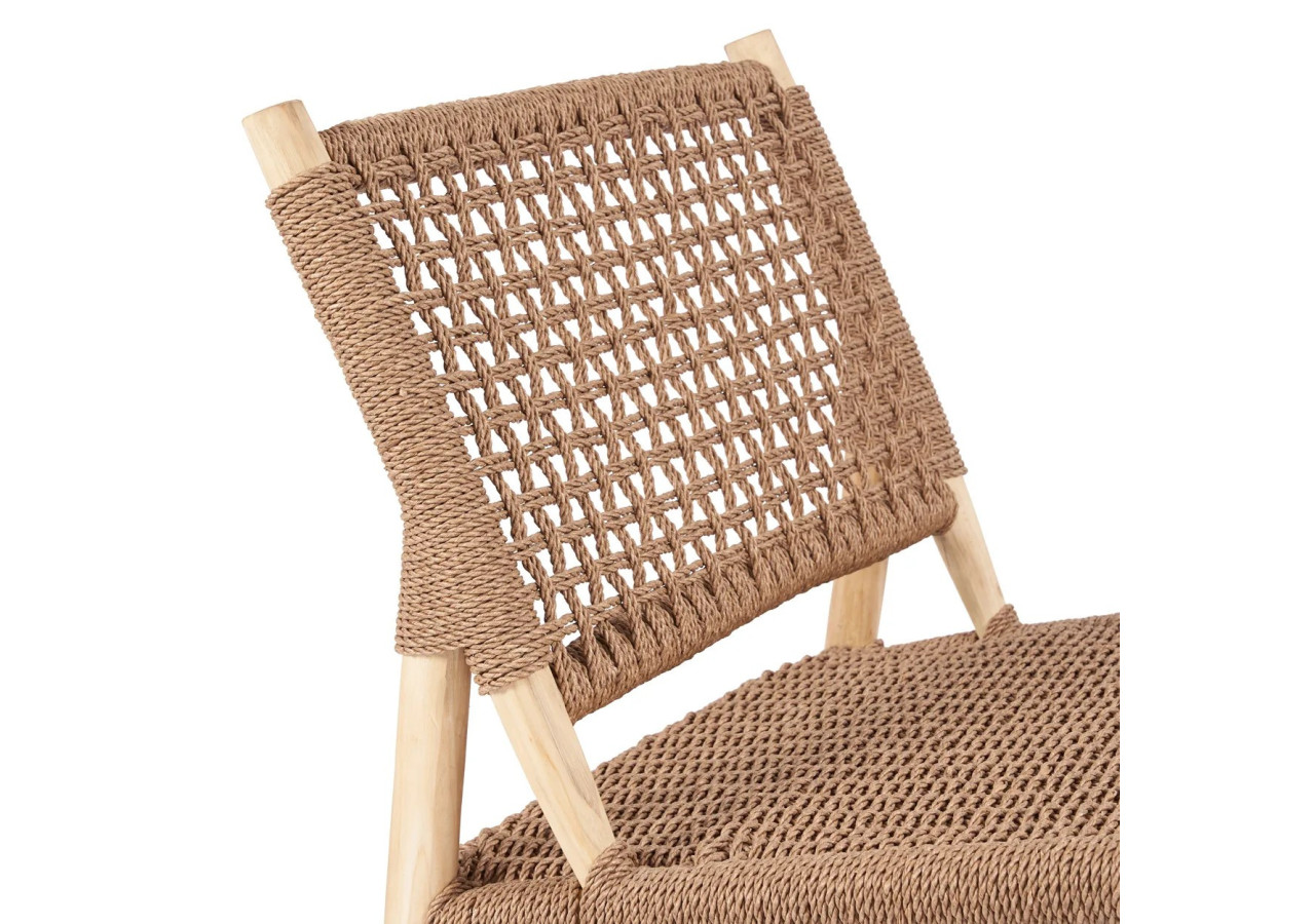 Fauteuil Island Sisal - Brun Naturel - JAAM032NBr - Bazar Bizar