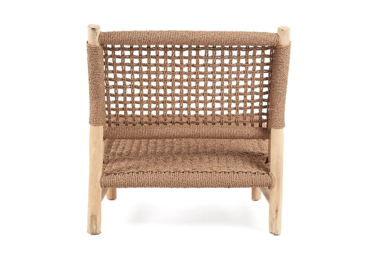 Fauteuil Island Sisal - Brun Naturel - JAAM032NBr - Bazar Bizar
