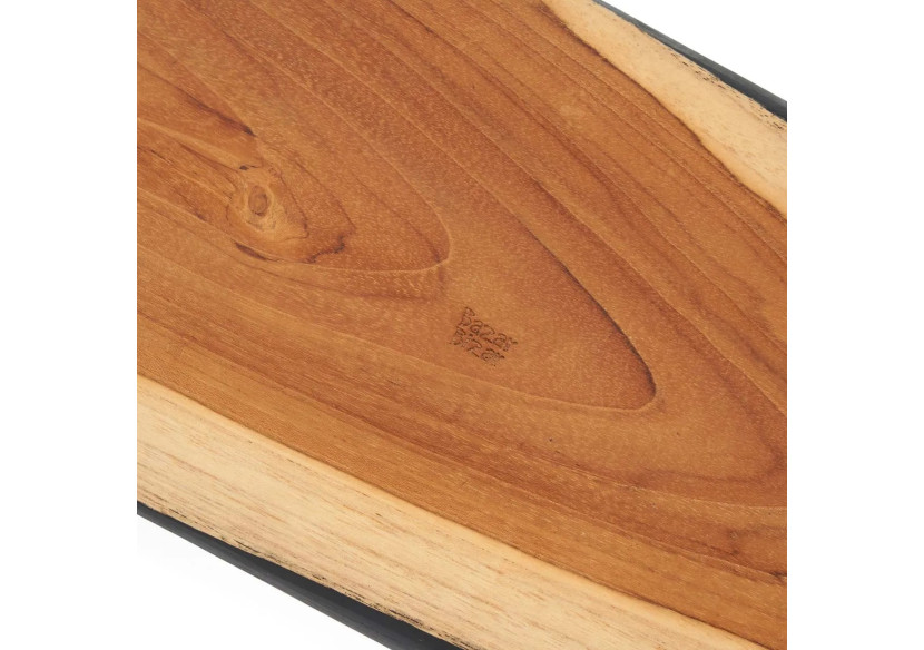 Assiette à Tapas Bondi - XL en bois de teck - JAES016NB-XL - Bazar Bizar