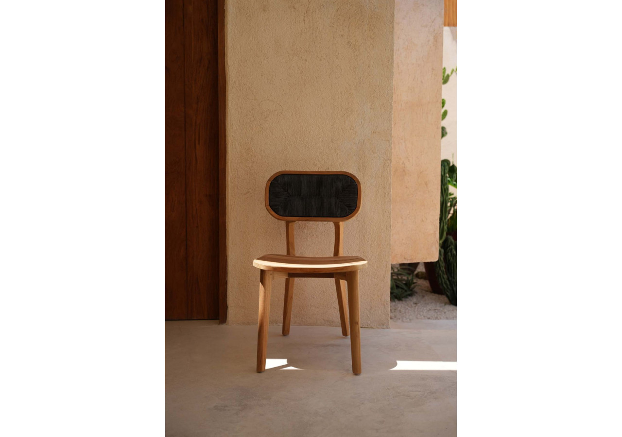 Chaise de Salle à Manger Arigato - Design Écologique et Élégant - JAKAY005N - Bazar Bizar