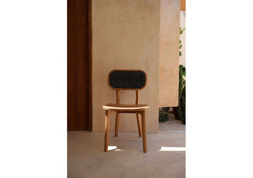 Chaise de Salle à Manger Arigato - Design Écologique et Élégant - JAKAY005N - Bazar Bizar