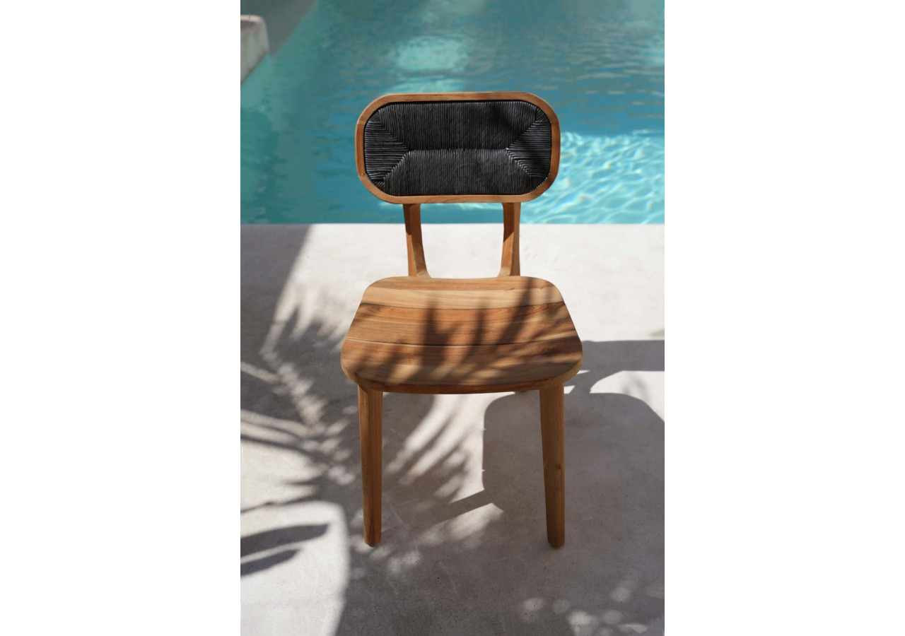 Chaise de Salle à Manger Arigato - Design Écologique et Élégant - JAKAY005N - Bazar Bizar