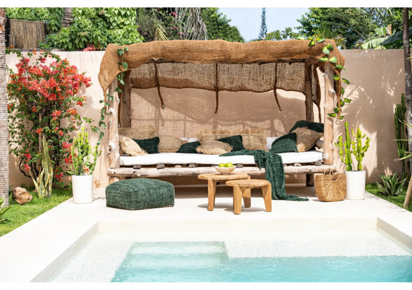 Ombre Coco Rectangulaire - Naturel, 300x200 cm - JACOX001N-300x200 - Bazar Bizar