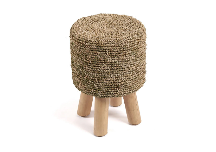 Tabouret Tressé Raffia - Vert Jungle, Écologique et Élégant - JACEM001JG - Bazar Bizar Tabouret Tressé Raffia - Vert Jungle, Écologique et Élégant - JACEM001JG - Bazar Bizar