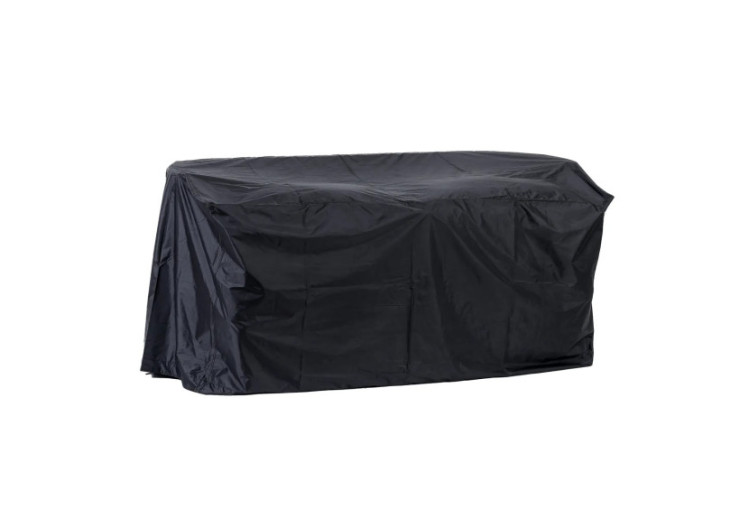 Housse de canapé Malawi - Protection extérieure en noir - BACC003B-145x75 - Bazar Bizar 2