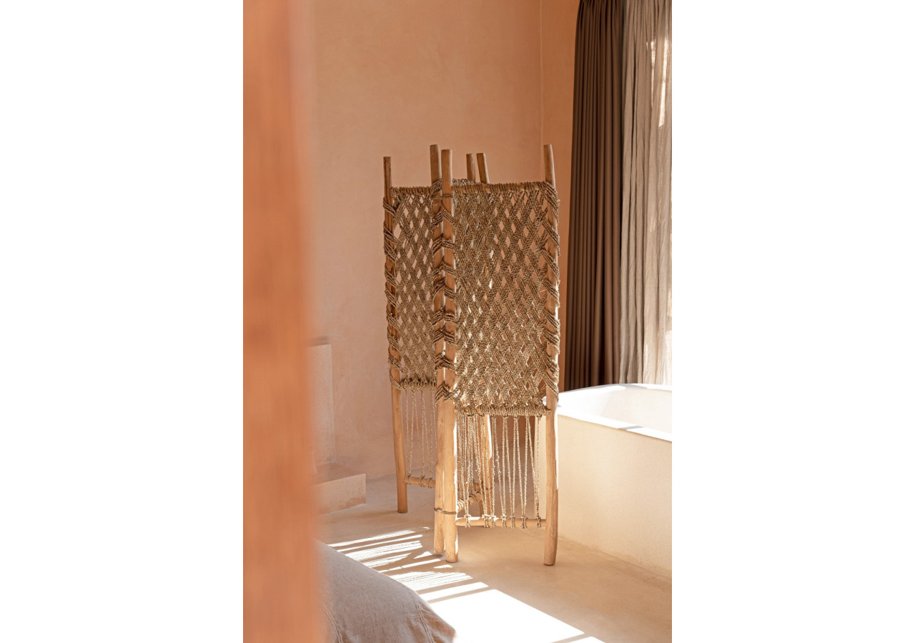 Paravent - Naturel - Élégance naturelle - JACEM004N - Bazar Bizar