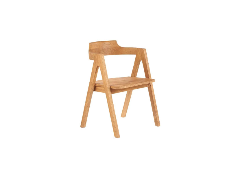 Chaise de salle à manger Nihi Sumba - Teck de qualité - JAMEK002N - Bazar Bizar