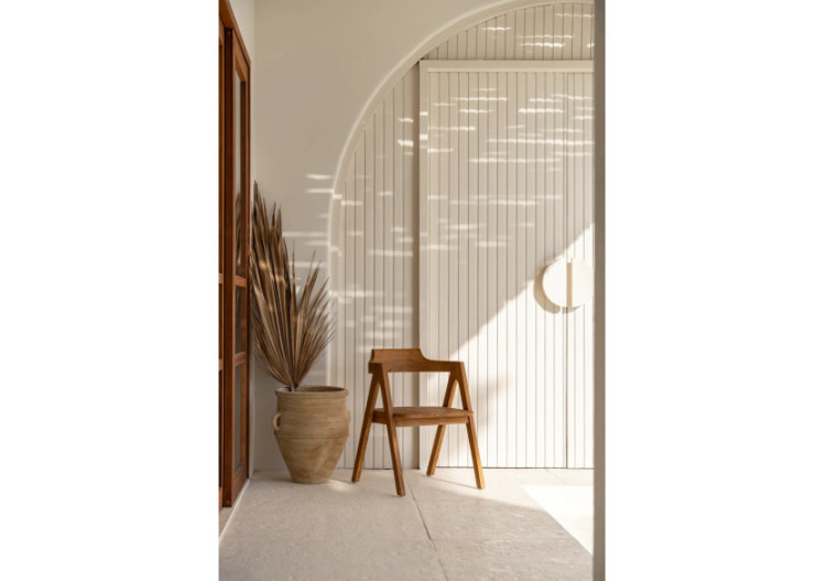 Chaise de salle à manger Nihi Sumba - Teck de qualité - JAMEK002N - Bazar Bizar 2