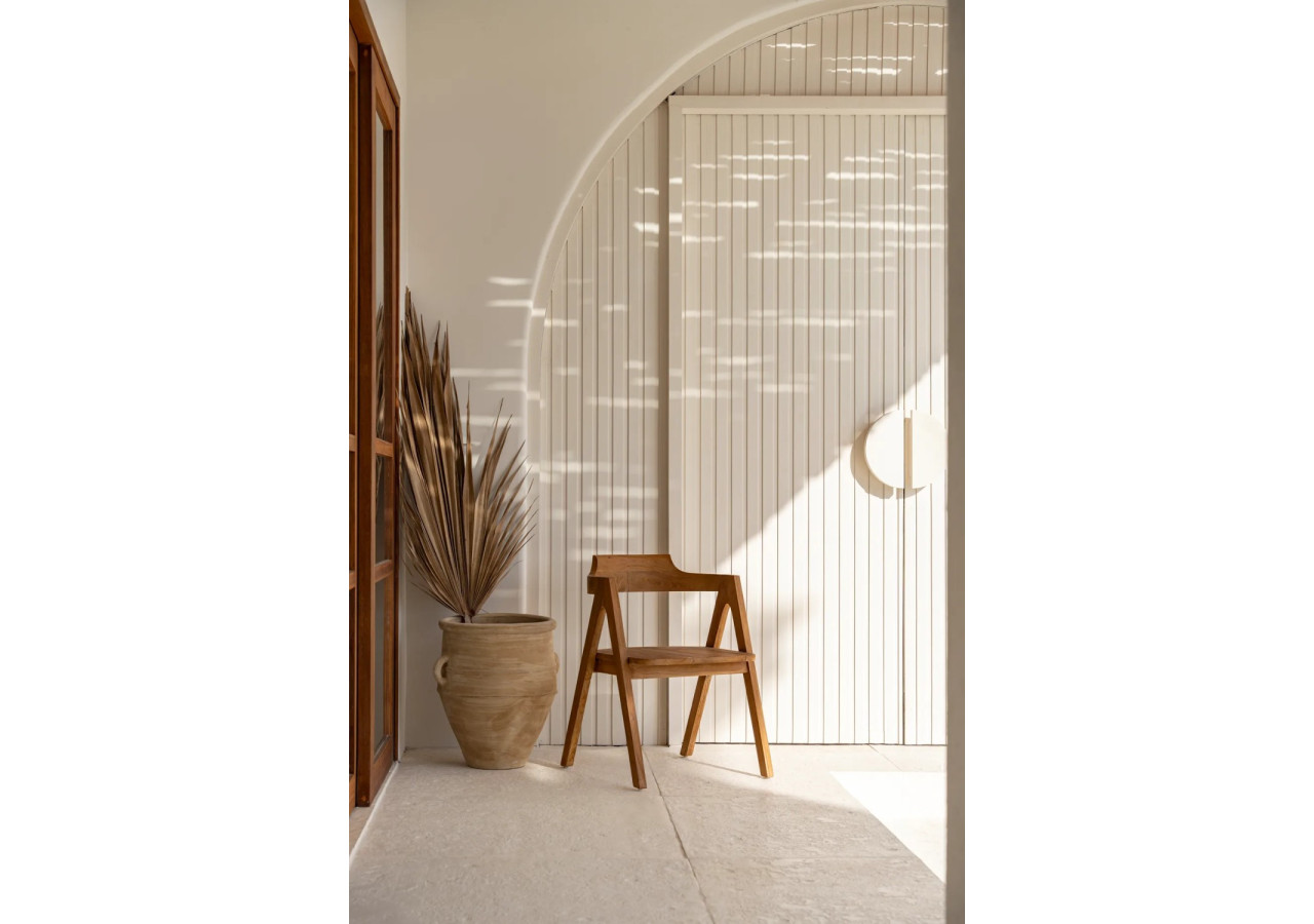 Chaise de salle à manger Nihi Sumba - Teck de qualité - JAMEK002N - Bazar Bizar