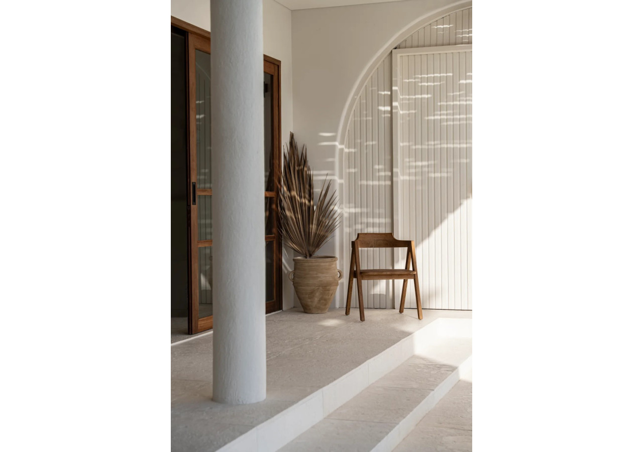 Chaise de salle à manger Nihi Sumba - Teck de qualité - JAMEK002N - Bazar Bizar