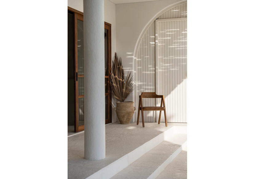 Chaise de salle à manger Nihi Sumba - Teck de qualité - JAMEK002N - Bazar Bizar