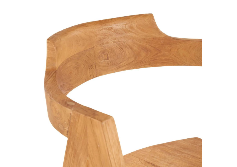 Chaise de salle à manger Nihi Sumba - Teck de qualité - JAMEK002N - Bazar Bizar