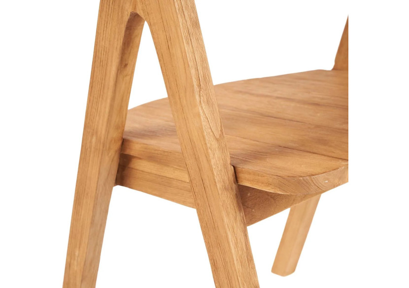 Chaise de salle à manger Nihi Sumba - Teck de qualité - JAMEK002N - Bazar Bizar