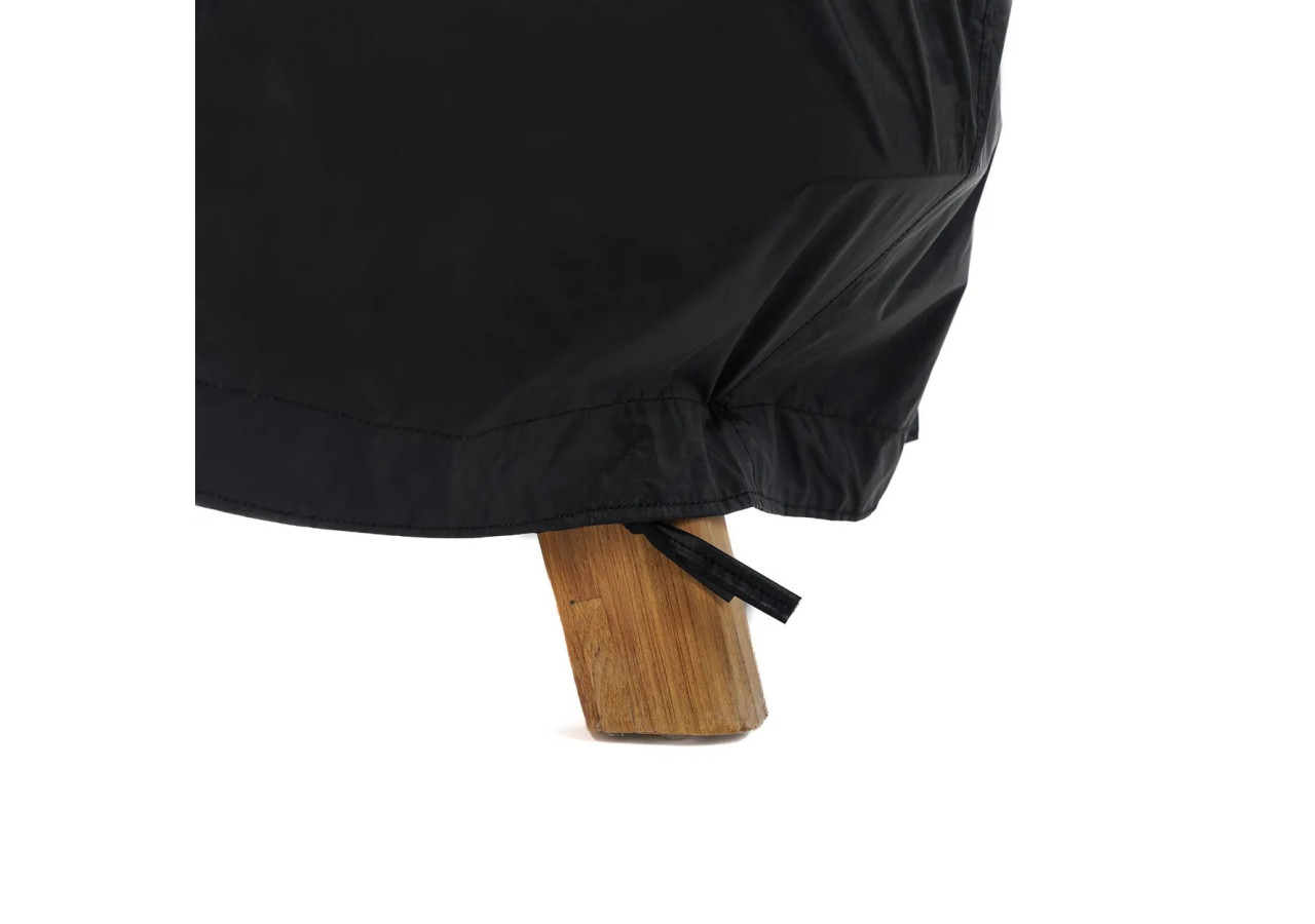 Housse de Jour Malawi - Noire - BACC004B-200x85 - Bazar Bizar