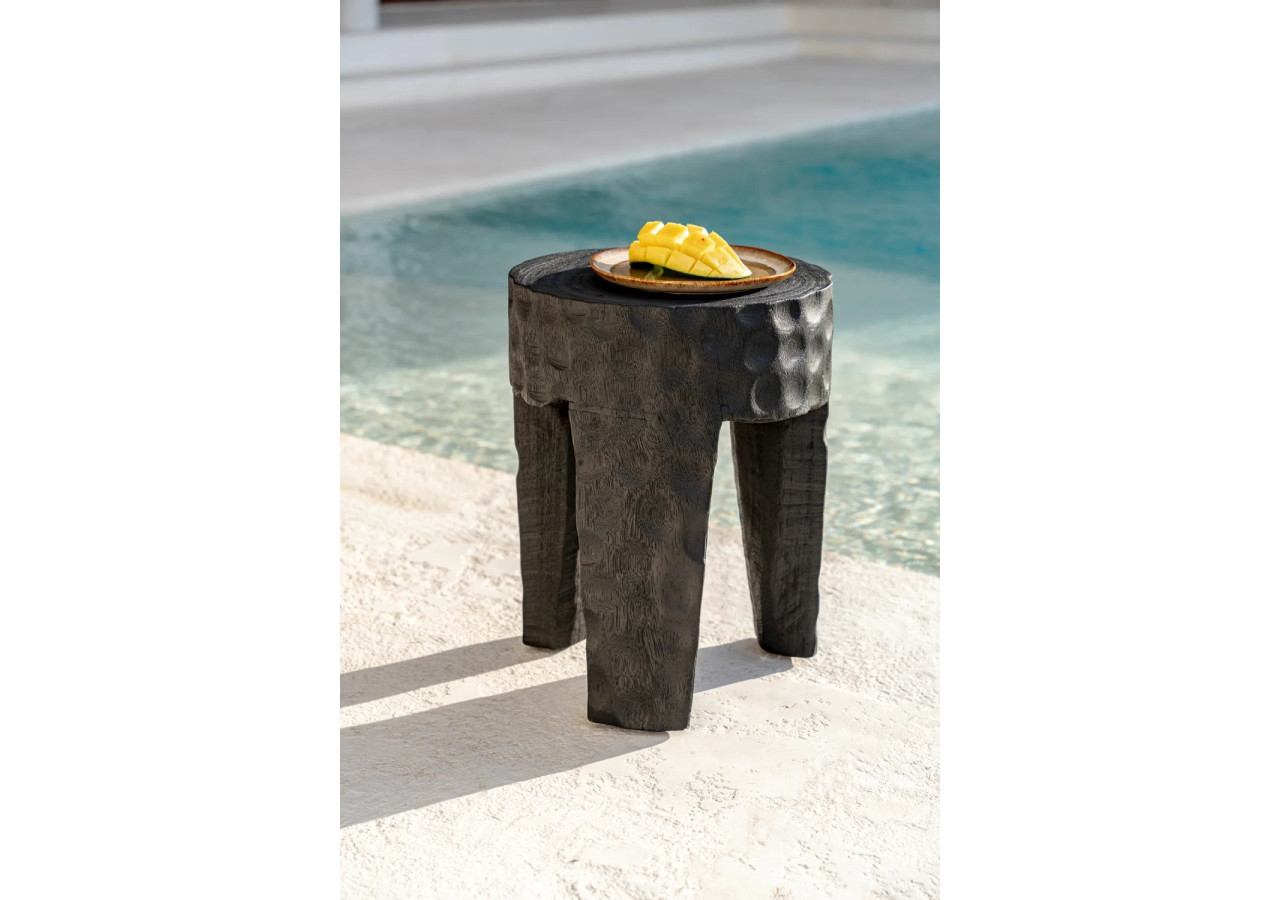 Tabouret Paramo - Noir - JANAF026B - Bazar Bizar