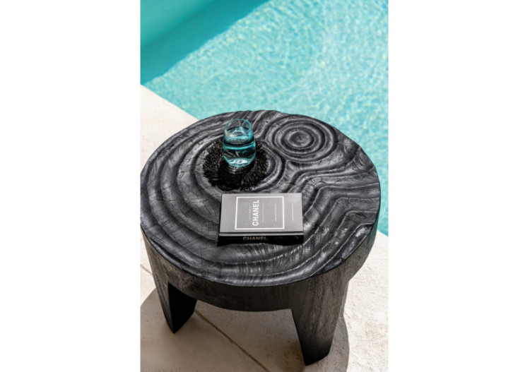 Table basse MADERO - Bois suar noir au design moderne - JANAF006B - Bazar Bizar 2