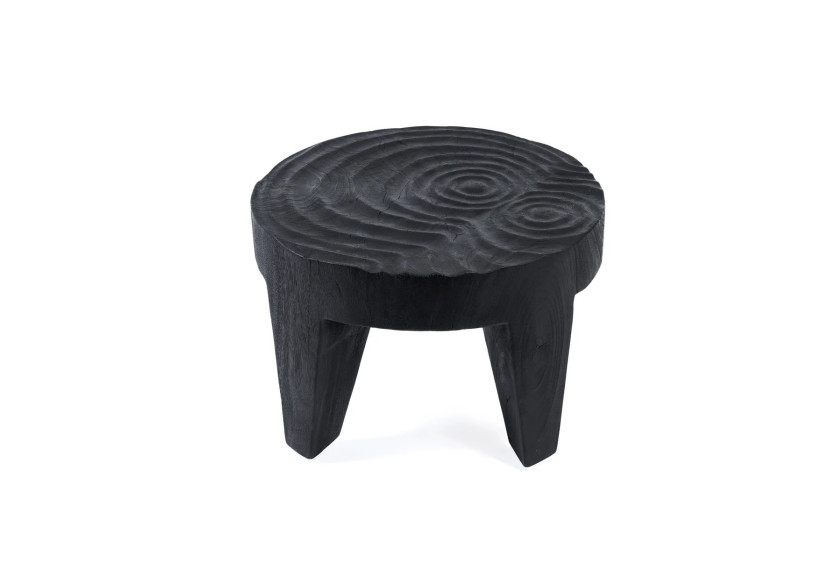 Table basse MADERO - Bois suar noir au design moderne - JANAF006B - Bazar Bizar