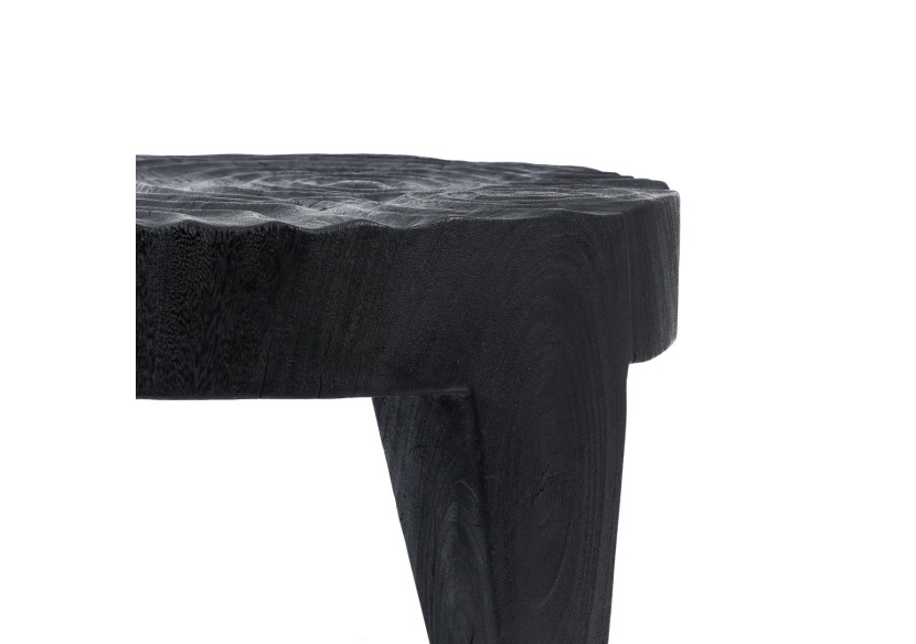 Table basse MADERO - Bois suar noir au design moderne - JANAF006B - Bazar Bizar