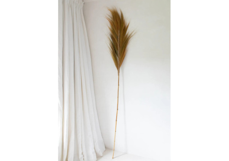 Set de 6 Feuilles en Bambou - Décor naturel - BAJN122N-SET6 - Bazar Bizar 2