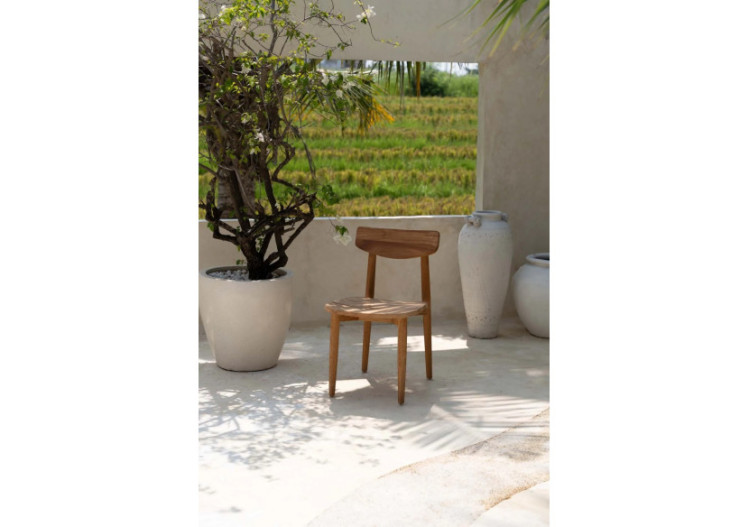 Chaise de salle à manger MATITA - Design minimaliste et intemporel - JAKAY006N - Bazar Bizar 2