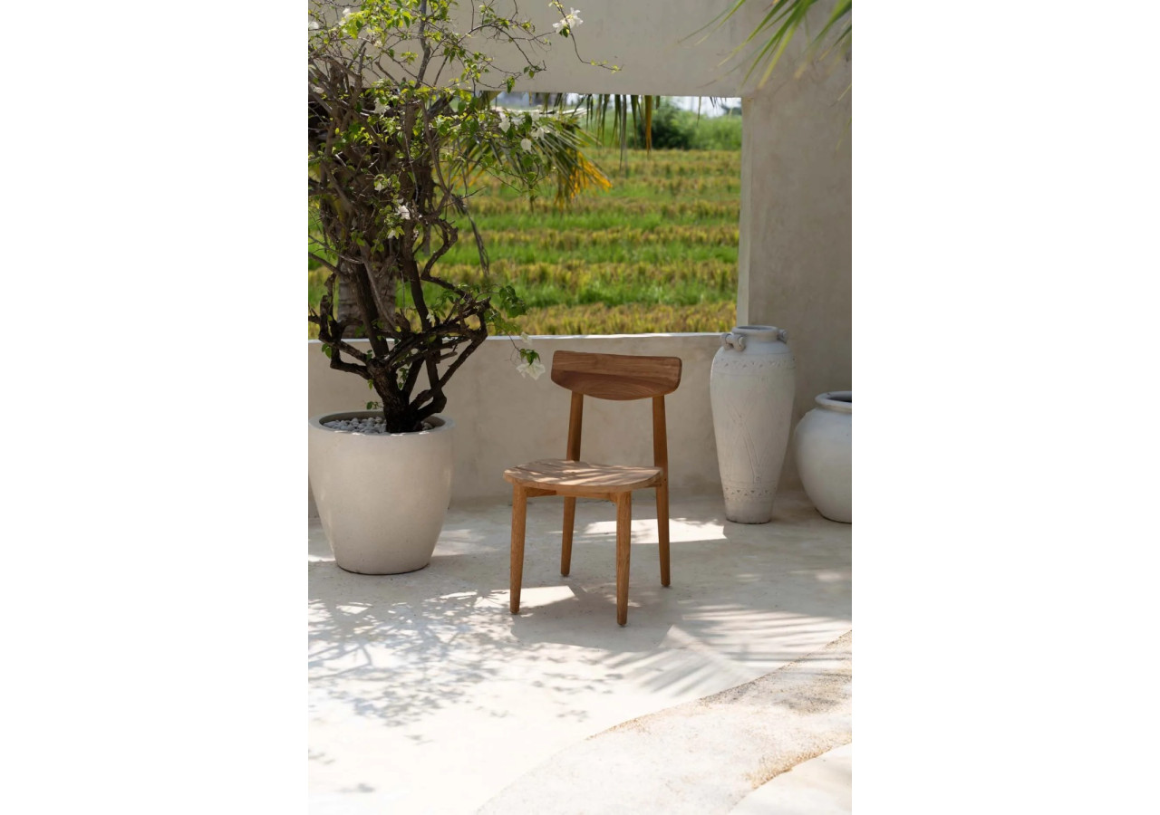 Chaise de salle à manger MATITA - Design minimaliste et intemporel - JAKAY006N - Bazar Bizar