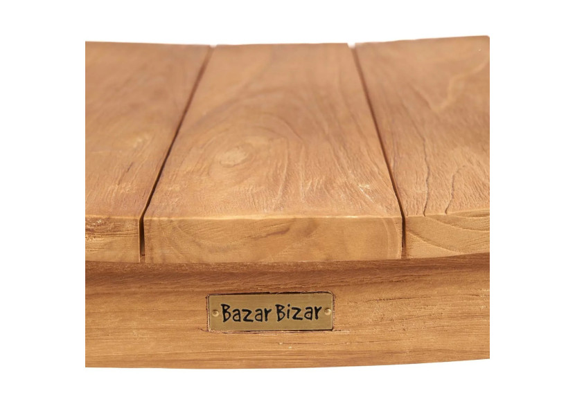 Chaise de salle à manger NIHI OKA - Teck de qualité pour extérieur - JAMEK001N - Bazar Bizar