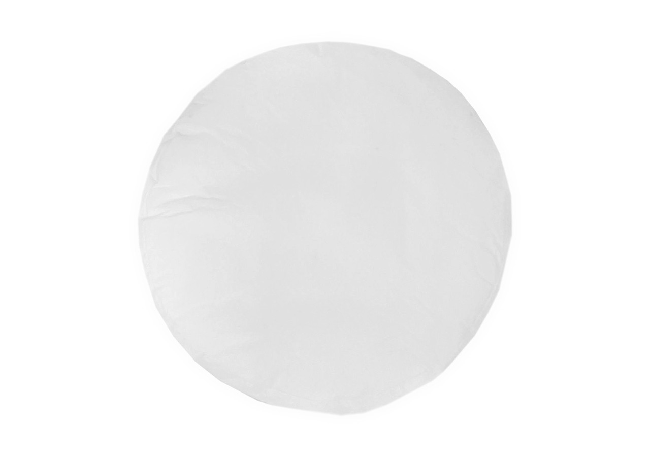 Pouffe Ronde Intérieur Blanc - 60 cm - BEP004-60 - Bazar Bizar