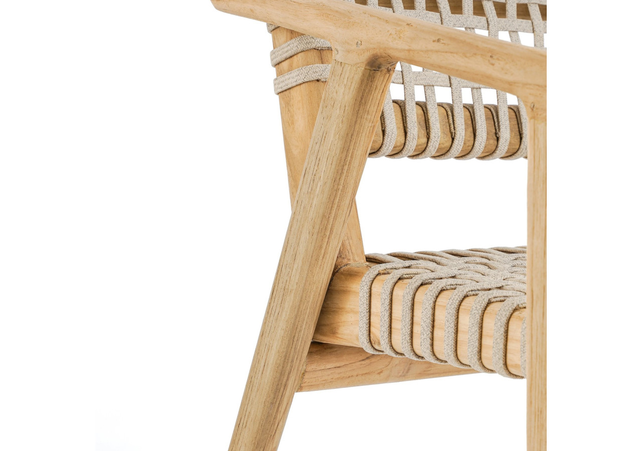 Chaise de Salle à Manger Trikeri - Design Durable - JASE006N - Bazar Bizar