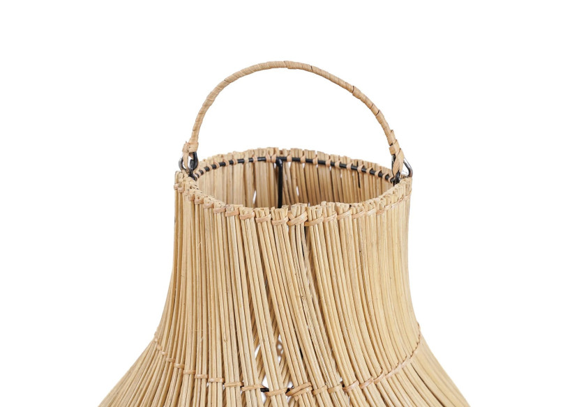 Suspension Kendi - Rattan naturel au design rustique - BA171N-L-45x90 - Bazar Bizar