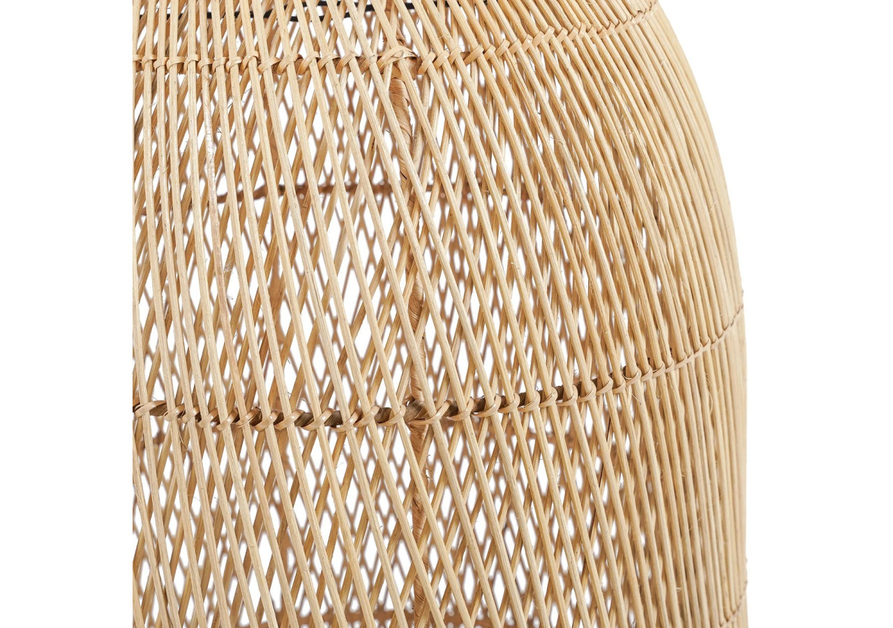 Suspension Kendi - Rattan naturel au design rustique - BA171N-L-45x90 - Bazar Bizar