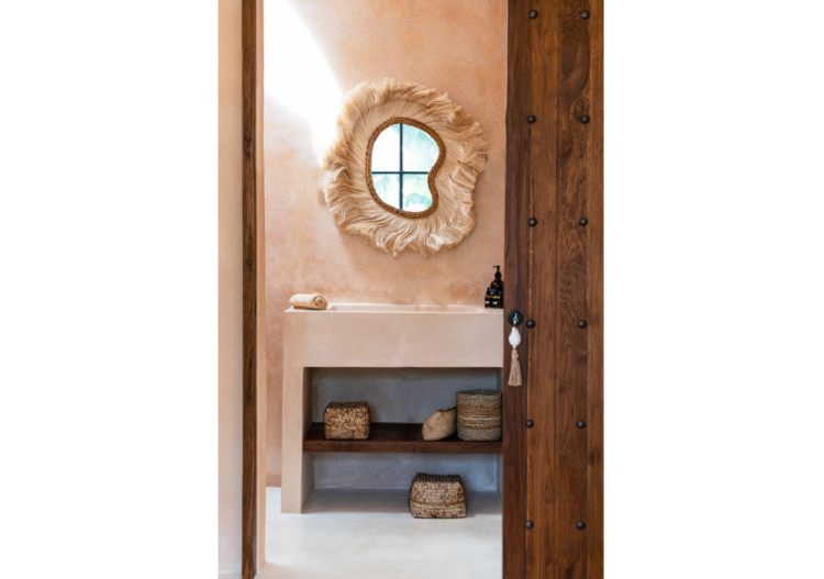 Miroir La Principessa - Design naturel et arqué - JAHOK003N-L - Bazar Bizar 2