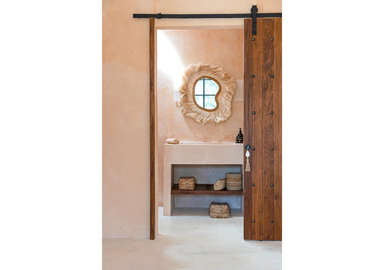 Miroir La Principessa - Design naturel et arqué - JAHOK003N-L - Bazar Bizar