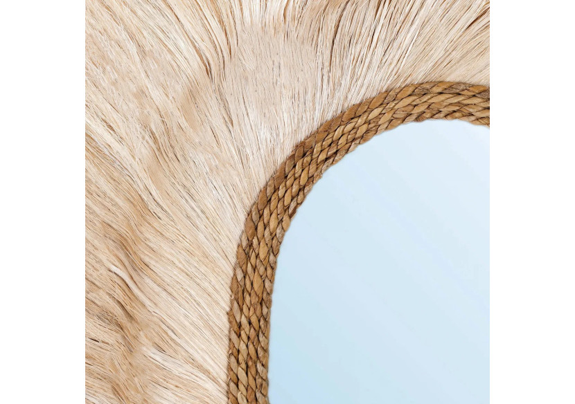 Miroir La Principessa - Design naturel et arqué - JAHOK003N-L - Bazar Bizar