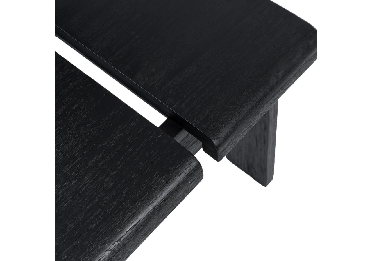 Chaise de Salle à Manger Sama Sama - Finition noire élégante - JANAF002B - Bazar Bizar