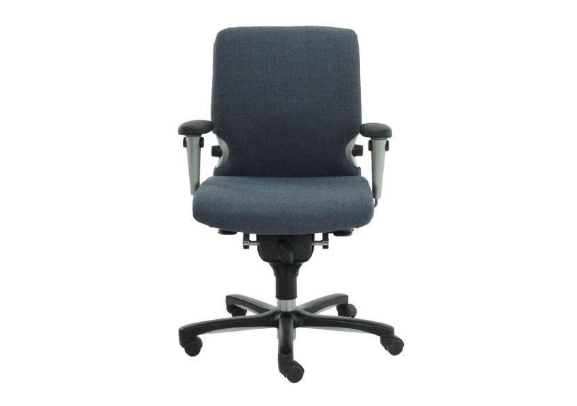 Chaise de Bureau Ergonomique Comforto 77 - Tissu Kvadrat Gris Foncé - R_COMFO_77_KVADRAT_M - Refurbished