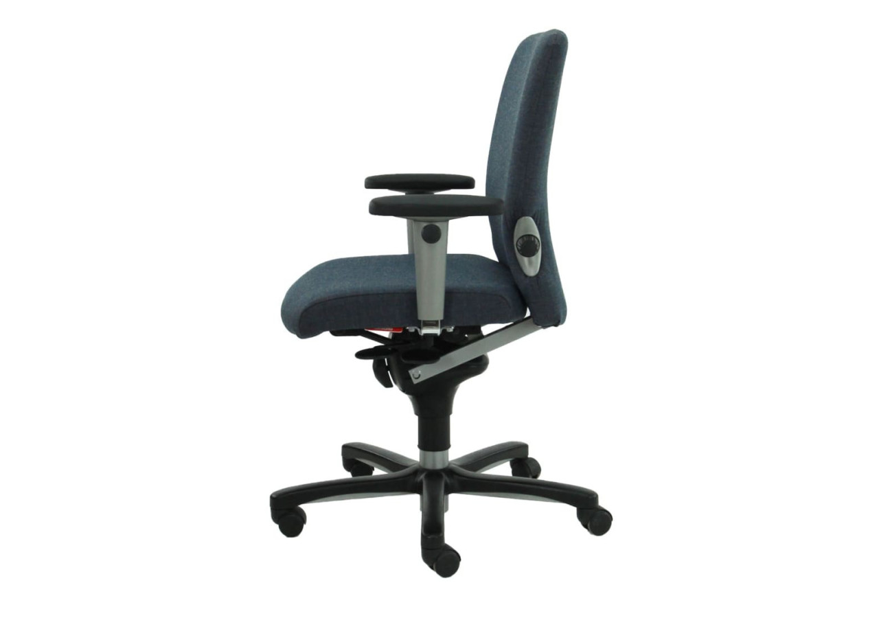 Chaise de Bureau Ergonomique Comforto 77 - Tissu Kvadrat Gris Foncé - R_COMFO_77_KVADRAT_M - Refurbished