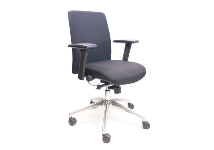 Fauteuil de bureau Workliving Ramblas Classic - Confort Noir - R_CHY_707CS_SSB - Refurbished