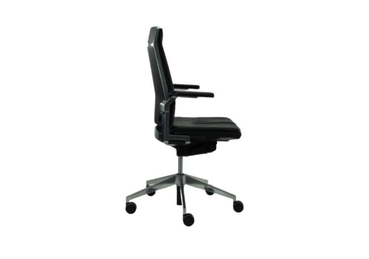 Fauteuil de bureau Dynamobel DIS - Design en cuir noir - R_DYL_DIS_LLB - Refurbished 2