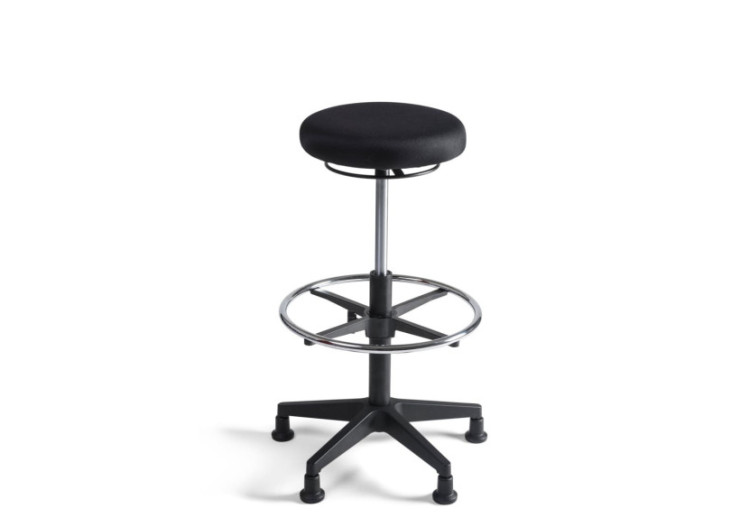 Tabouret de Travail Workliving - Assise Tissu, Hauteur Réglable - 100337 - Workliving