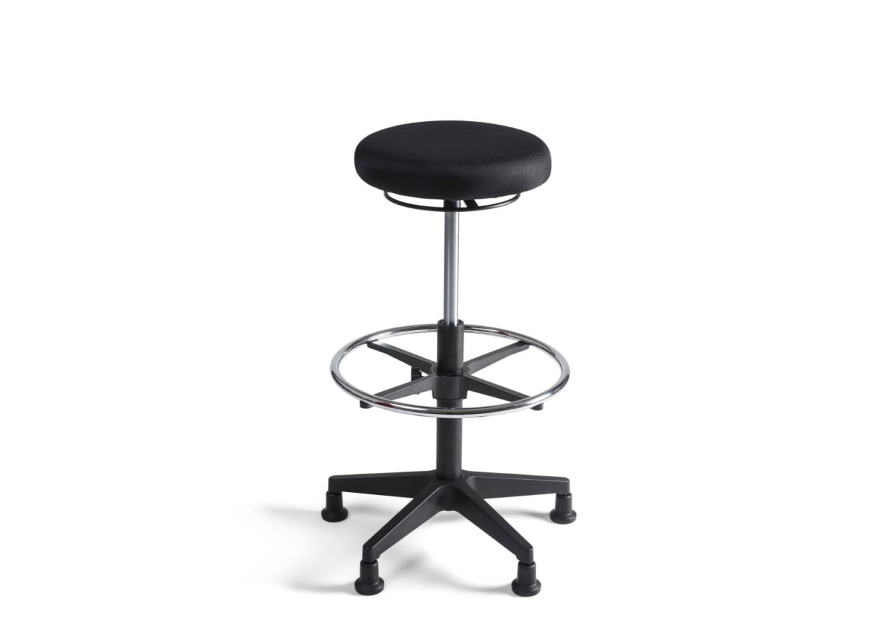 Tabouret de Travail Workliving - Assise Tissu, Hauteur Réglable - 100337 - Workliving