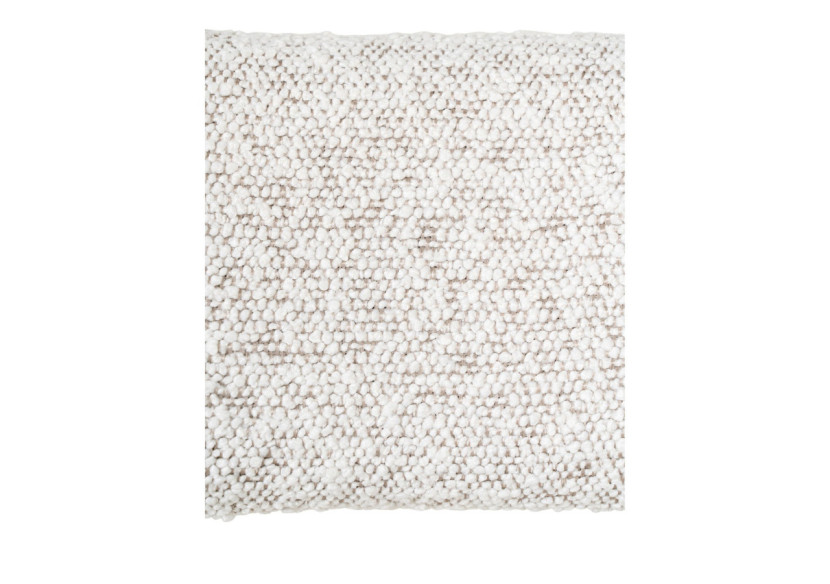 Chaise de Salle à Manger Badalona - Boucle Blanche avec Pieds Noirs - 1001214 - House Nordic