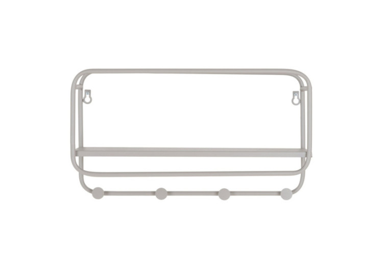 Feira Hat Shelf - Étagère à chapeaux en acier gris cool - 3201015 - House Nordic