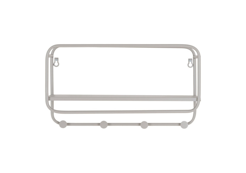 Feira Hat Shelf - Étagère à chapeaux en acier gris cool - 3201015 - House Nordic