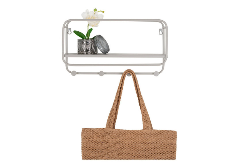 Feira Hat Shelf - Étagère à chapeaux en acier gris cool - 3201015 - House Nordic