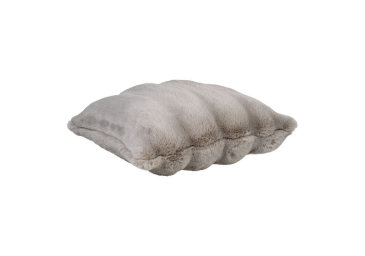 Coussin Galena - Fourrure synthétique beige 45x45 cm - 3906186 - House Nordic 2