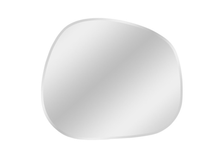 Miroir Bangalore - Forme organique, bords facettés 47x50 cm - 4001716 - House Nordic