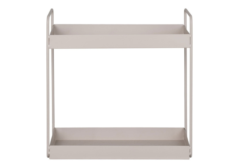 Rabo Standing Double Shelf - Étagère debout double en acier, sable, 2 étagères, 30x15x31 cm - 4201050 - House Nordic Rabo Standing Double Shelf - Étagère debout double en acier, sable, 2 étagères, 30x15x31 cm - 4201050 - House Nordic