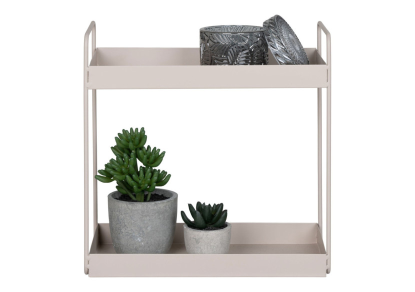 Rabo Standing Double Shelf - Étagère debout double en acier, sable, 2 étagères, 30x15x31 cm - 4201050 - House Nordic Rabo Standing Double Shelf - Étagère debout double en acier, sable, 2 étagères, 30x15x31 cm - 4201050 - House Nordic