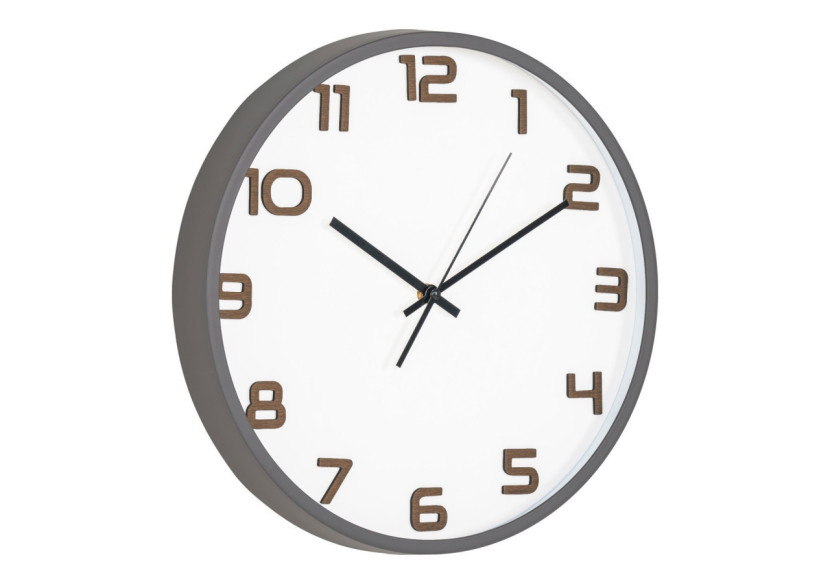 Greenwich Wall Clock - Horloge murale grise, mouvement silencieux, 35 cm - 4361125 - House Nordic