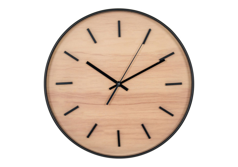 Camden Wall Clock - Horloge murale noire, mouvement silencieux, 35 cm - 4361126 - House Nordic
